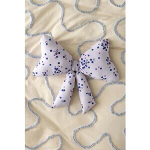 Urban Outfitters Big Bow Printed Throw Pillow